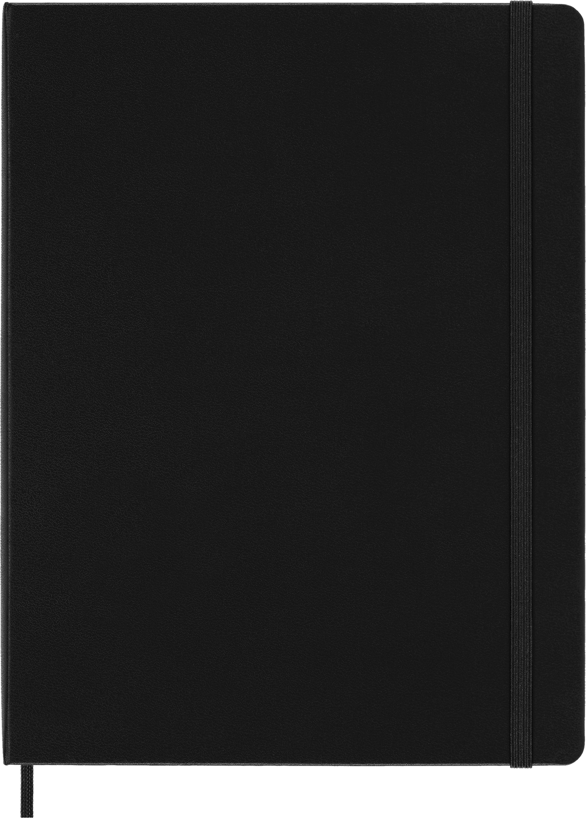 Moleskine Classic Notebook, Hard Cover, Ruled — Black, XL, front cover