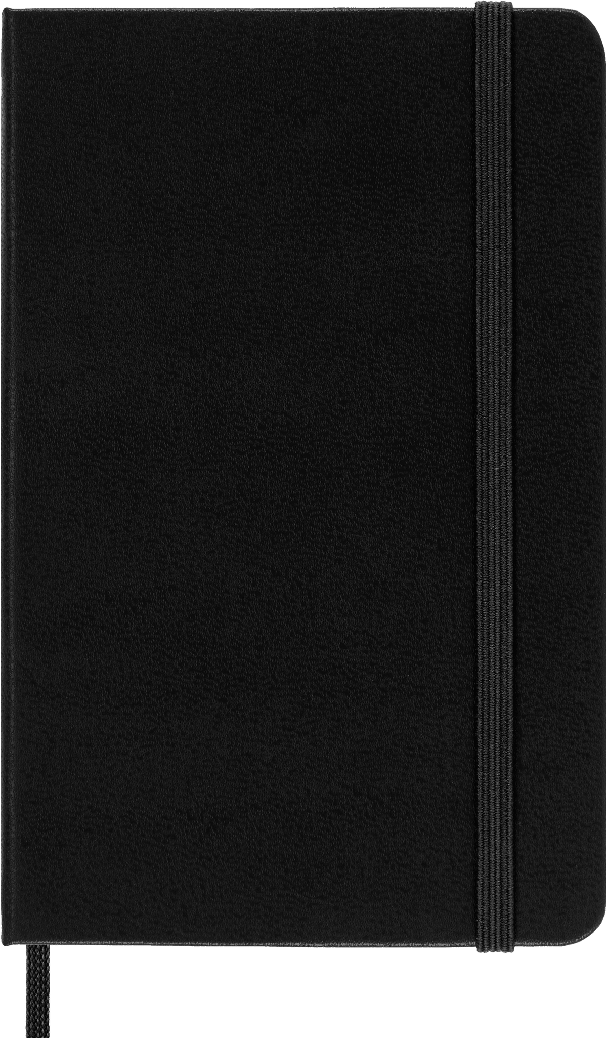 Moleskine Classic Notebook, Hard Cover, Pocket, Ruled — Black, front cover