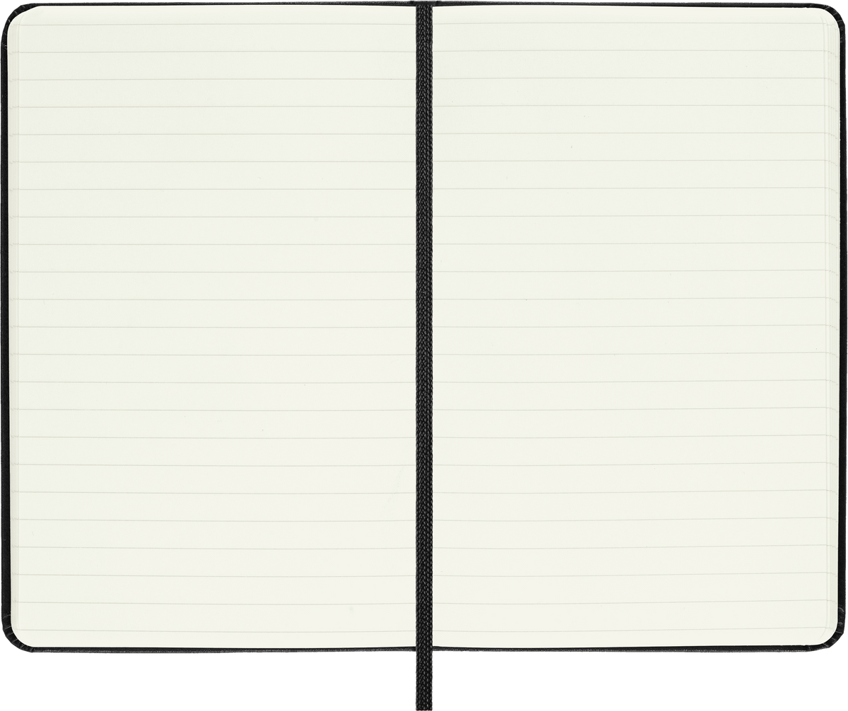 Moleskine Classic Notebook, Hard Cover, Pocket, Ruled — Black, detail
