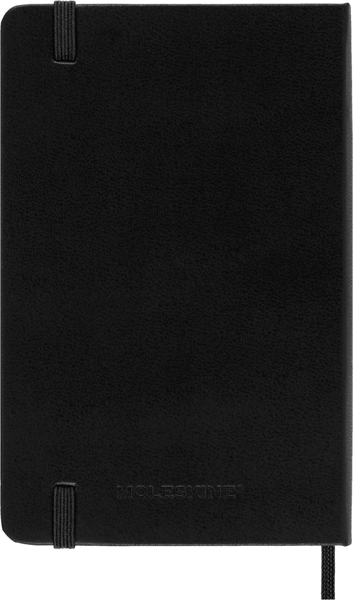 Moleskine Classic Notebook, Hard Cover, Pocket, Ruled — Black, detail view 3