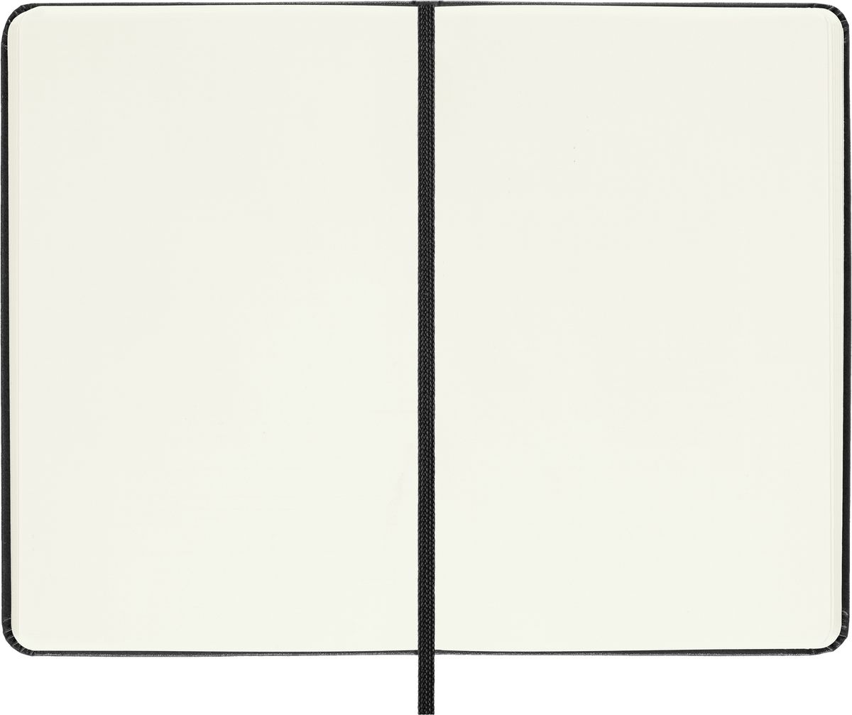 Moleskine Classic Notebook, Plain — Pocket Hard Cover, Black, detail