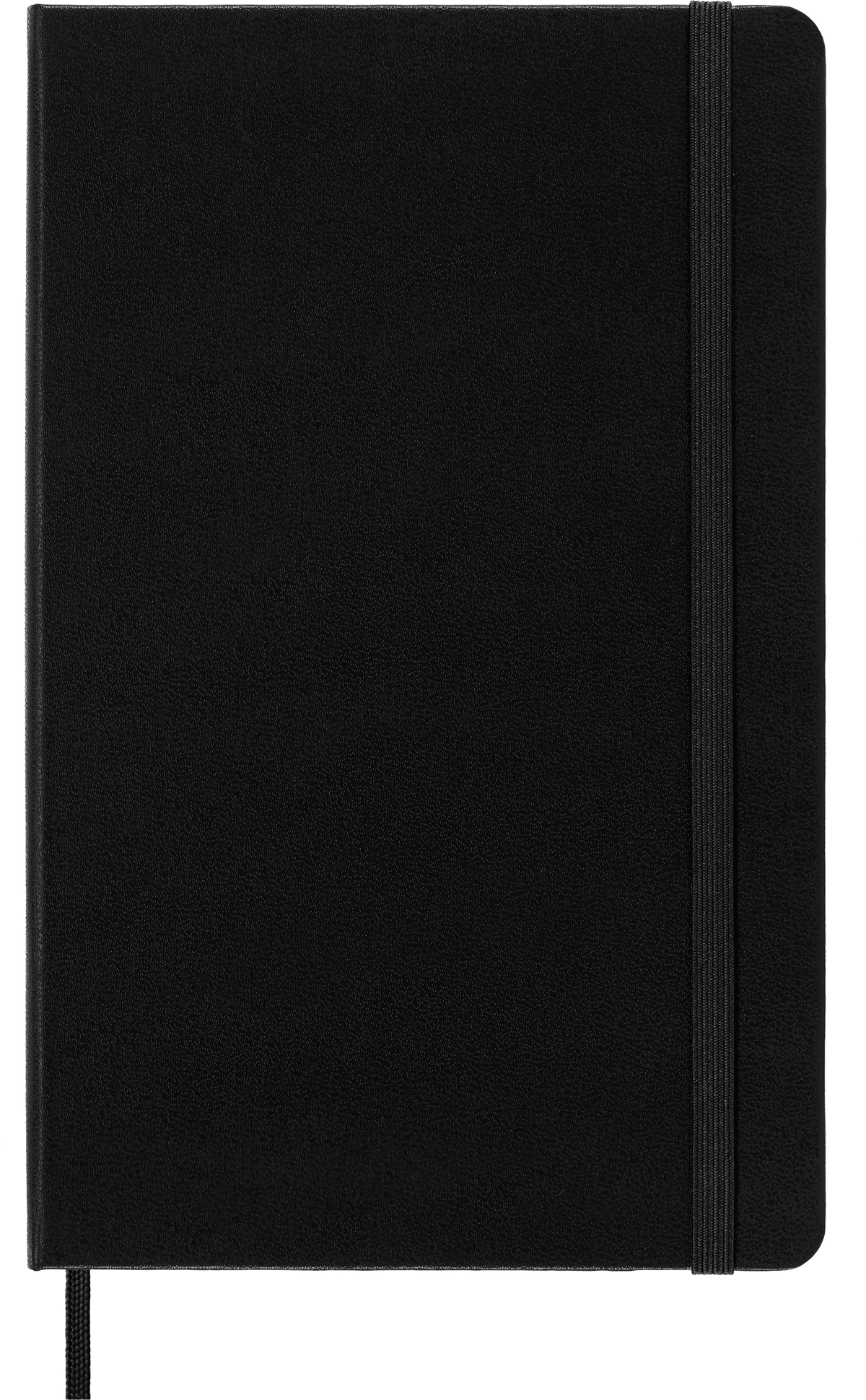 Moleskine Classic Notebook, Hard Cover, Ruled — Black, Large, front cover