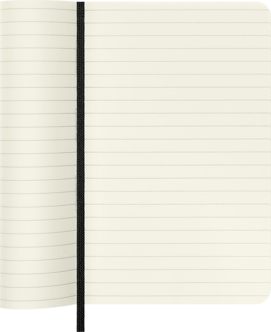 Moleskine Classic Notebook Soft Cover Small (Pocket) Ruled Black