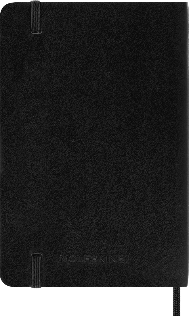 Moleskine Classic Notebook Soft Cover Small (Pocket) Ruled Black