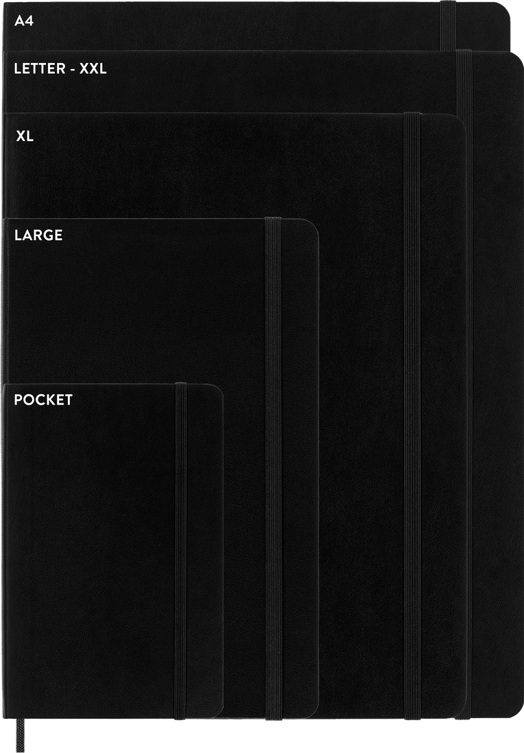 Moleskine Classic Notebook Soft Cover Small (Pocket) Ruled Black