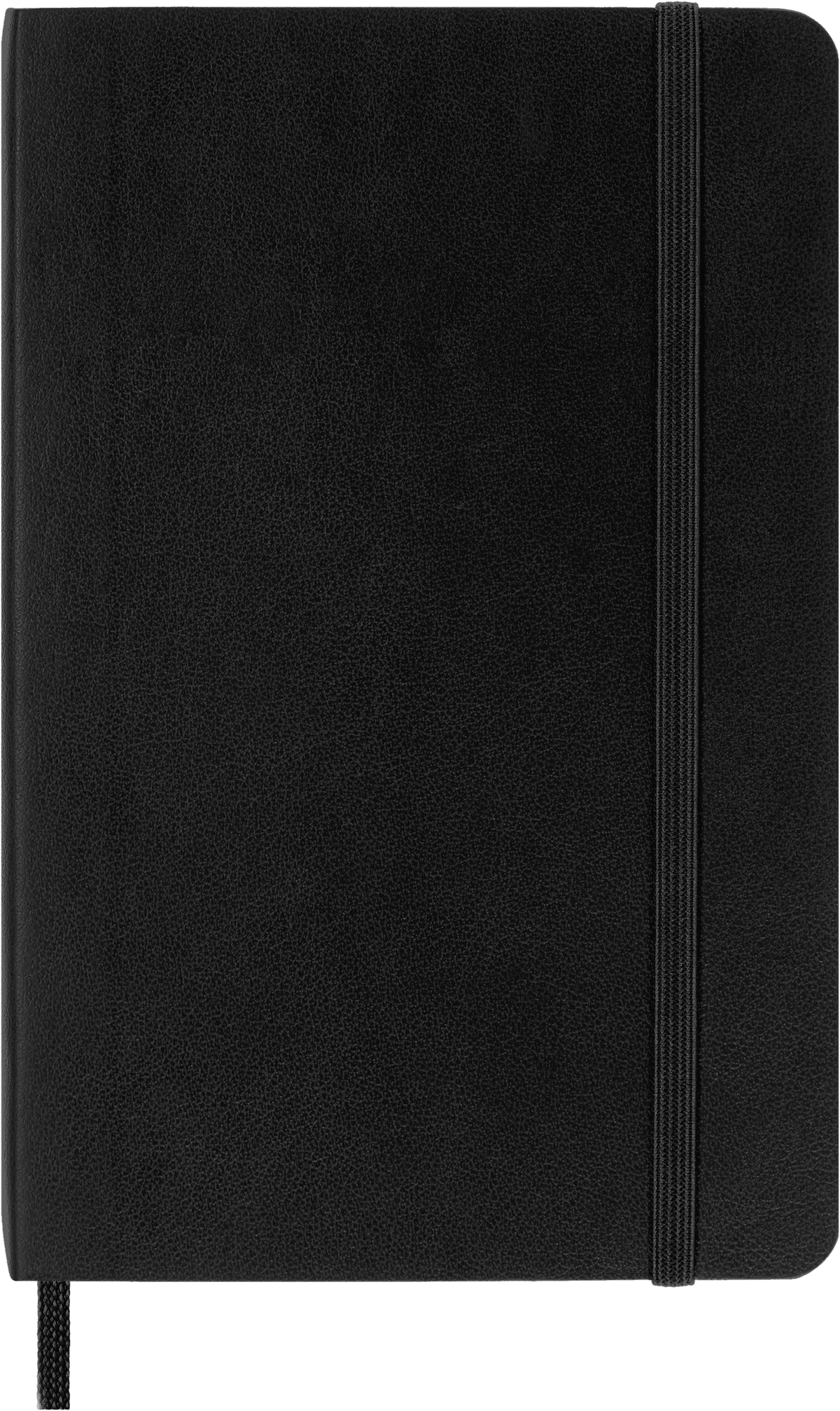Moleskine Classic Notebook, Soft Cover, Pocket, Plain, Black front cover