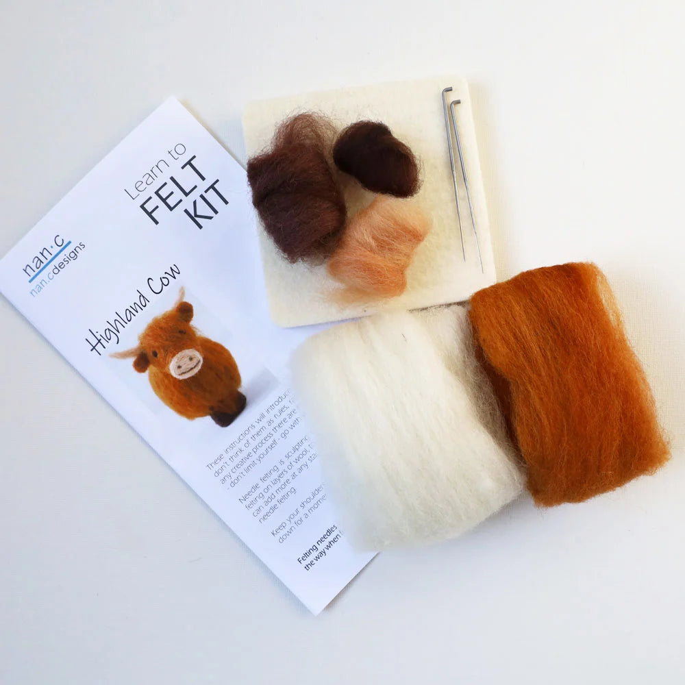 Nan.C Designs Wool Needle Felting Kits — 9 Designs