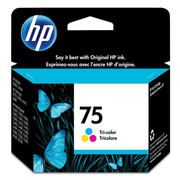 Cartouche d'encre jet d'encre HP 75 (CB337WN) authentique - Couleur - 1 unité