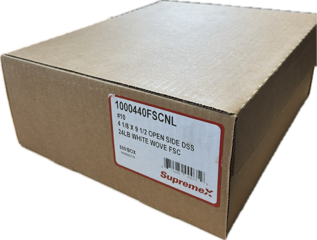 Envelope #10 4 1/8 x 9 1/2" 24lb white 500/box
