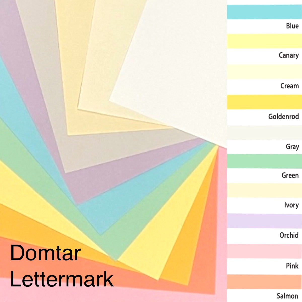 Lettermark Vellum Bristol Paper Cover – Letter, 8.5" × 11", 67 lb, 250 Sheets