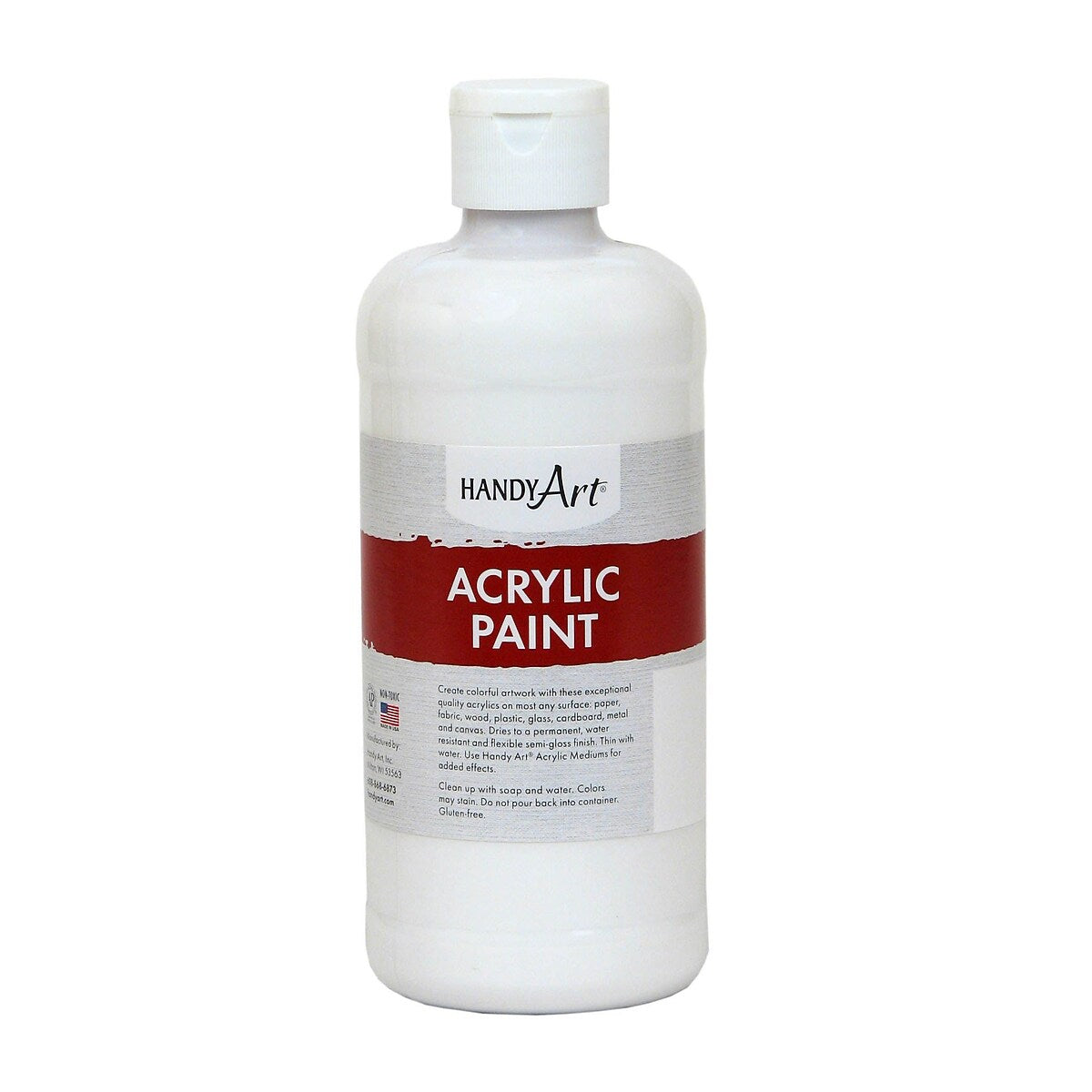 Handy Art Student Acrylic Paint — 16 oz Titanium White