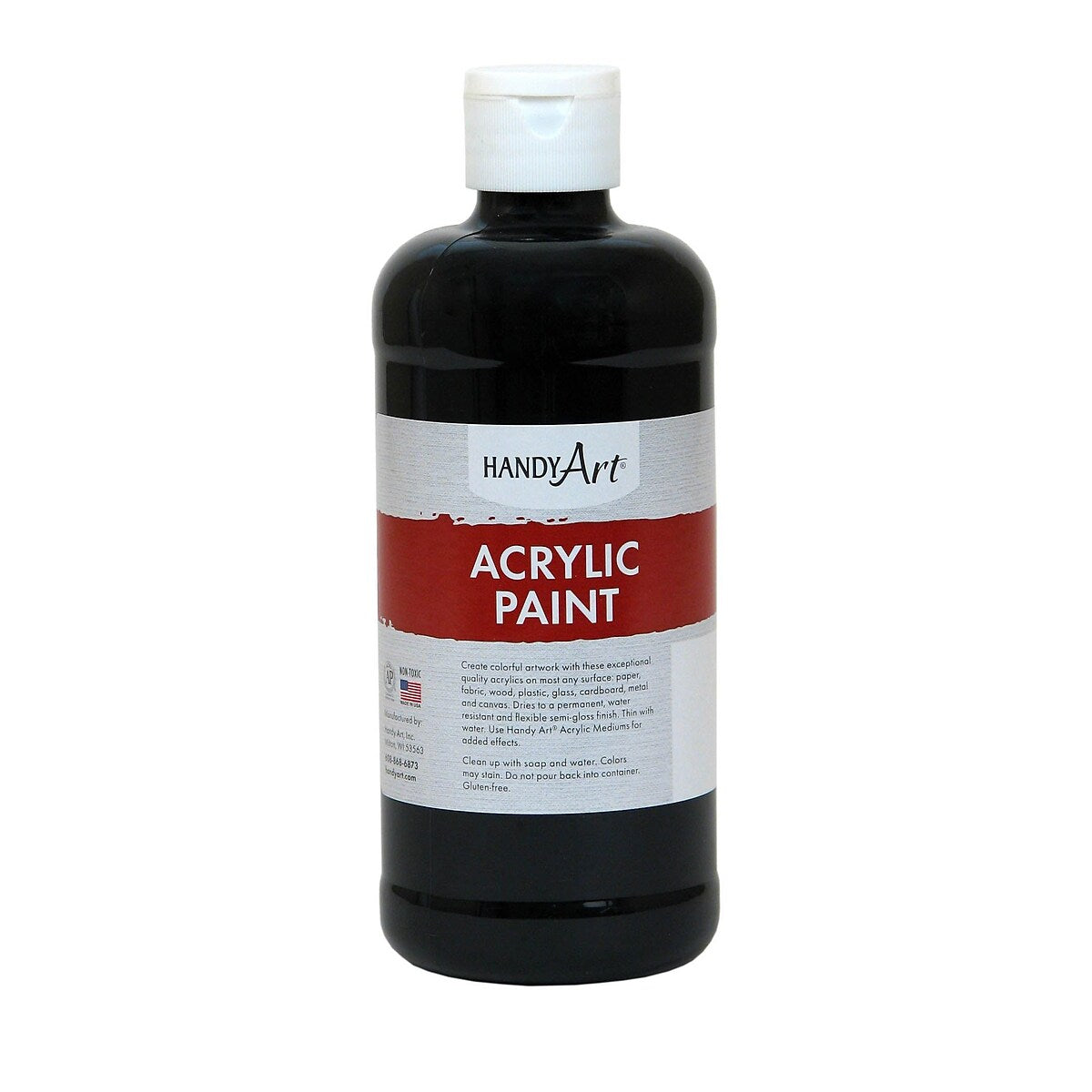 Handy Art Student Acrylic Paint — 16 oz Mars Black