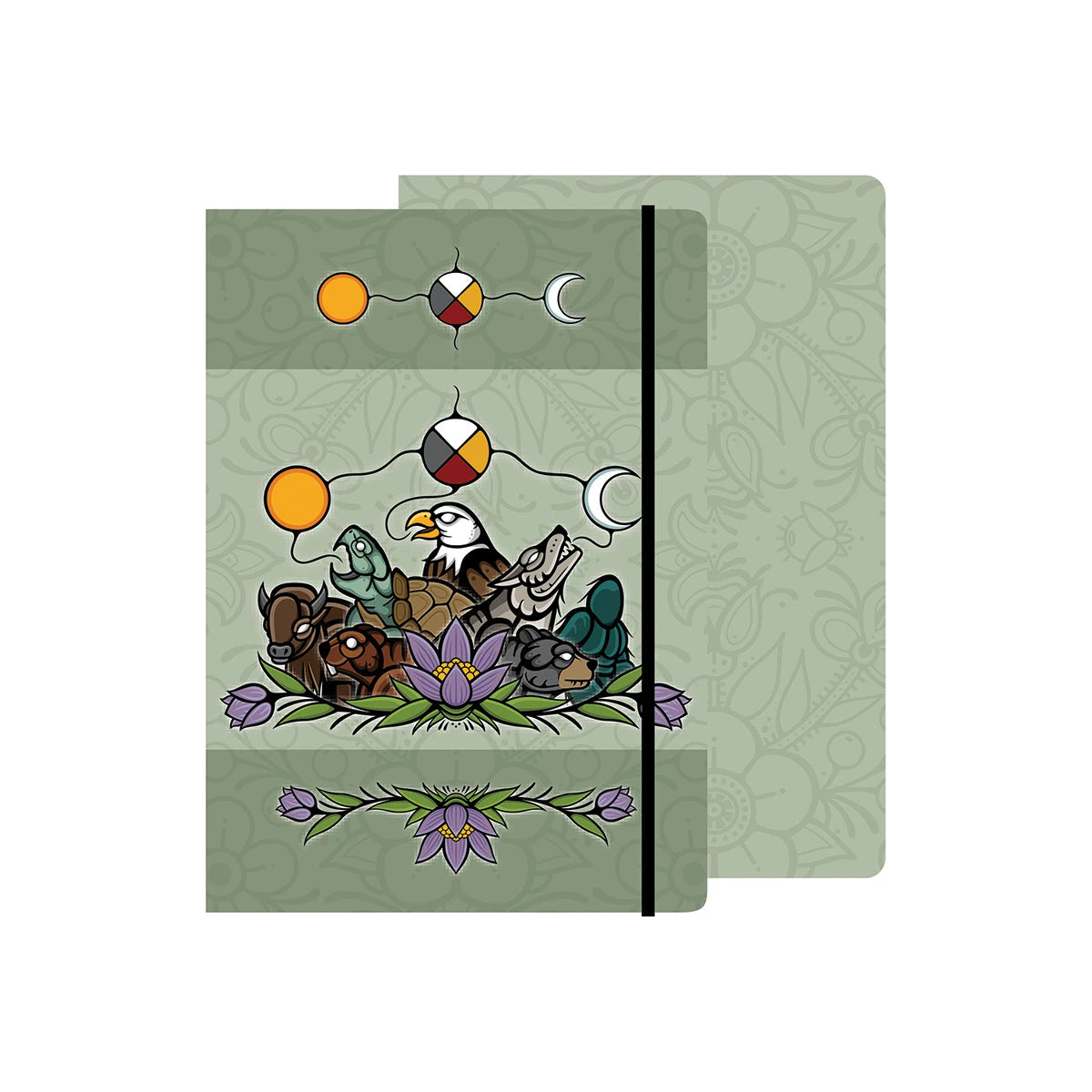 Native Northwest Hardcover Art Journal, 192 Pages, Half Blank