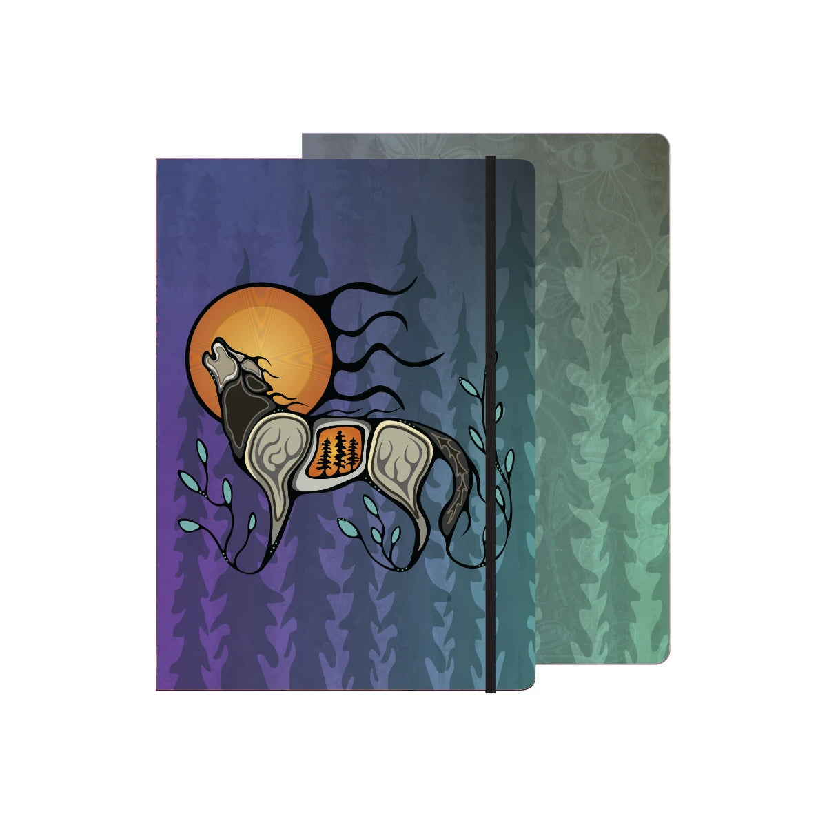Native Northwest Hardcover Art Journal, 192 Pages, Half Blank