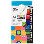 Markers 2-in-1 Stamper 14pc