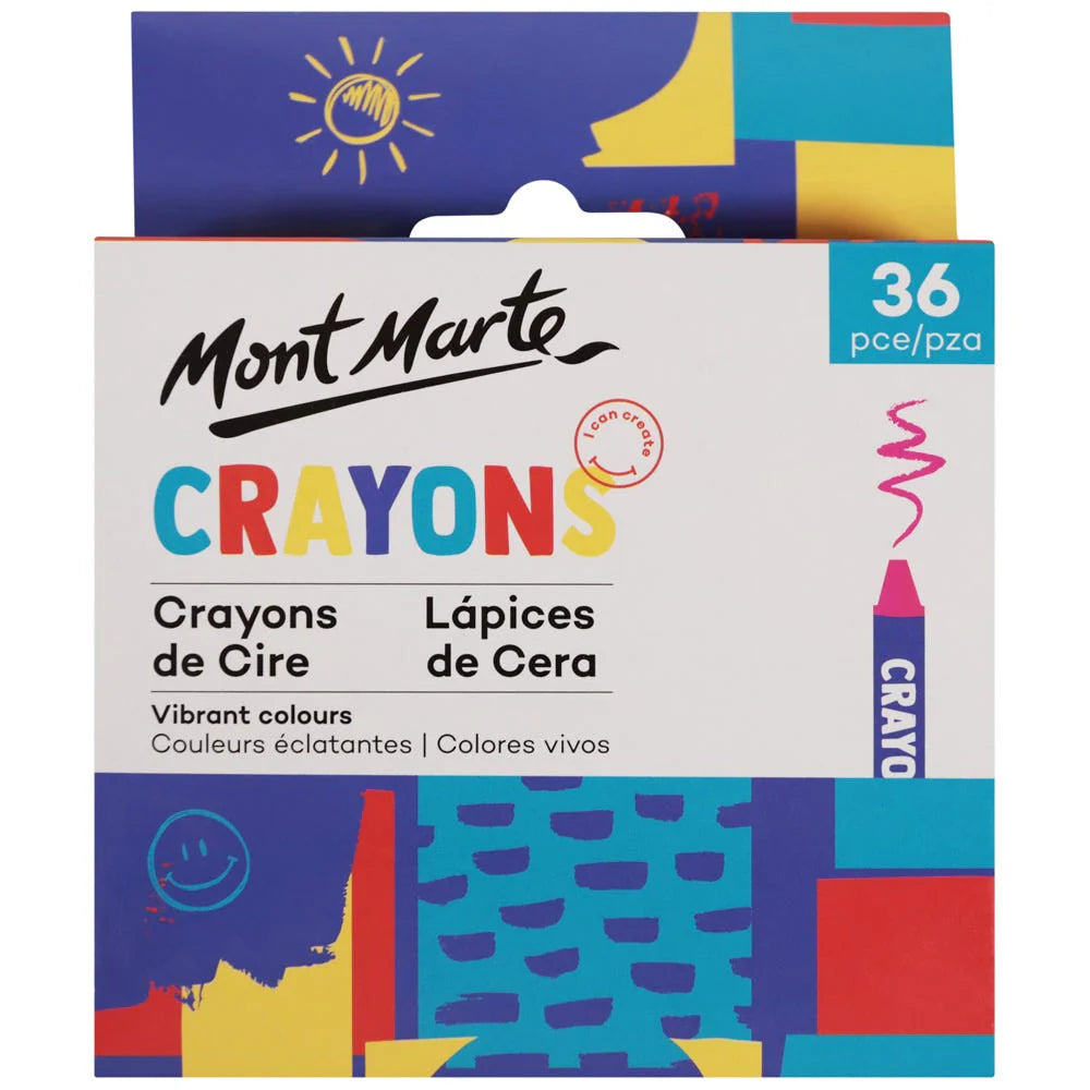 Vibrant Crayons 36pc
