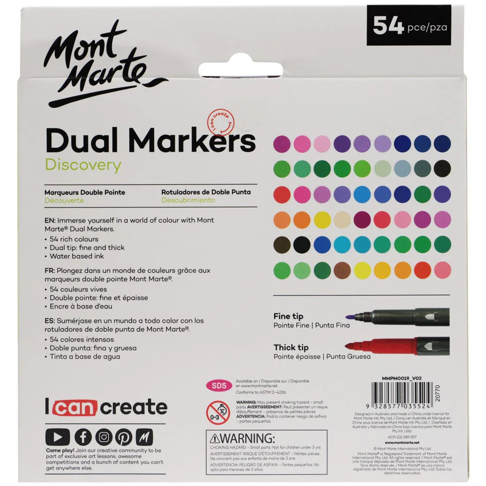 Dual-Tip Markers 54pc