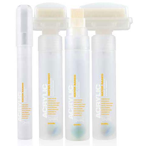 Marqueurs acryliques rechargeables et pointes de rechange