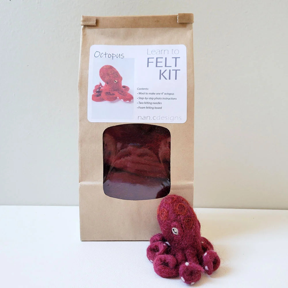 Nan.C Designs Wool Needle Felting Kits