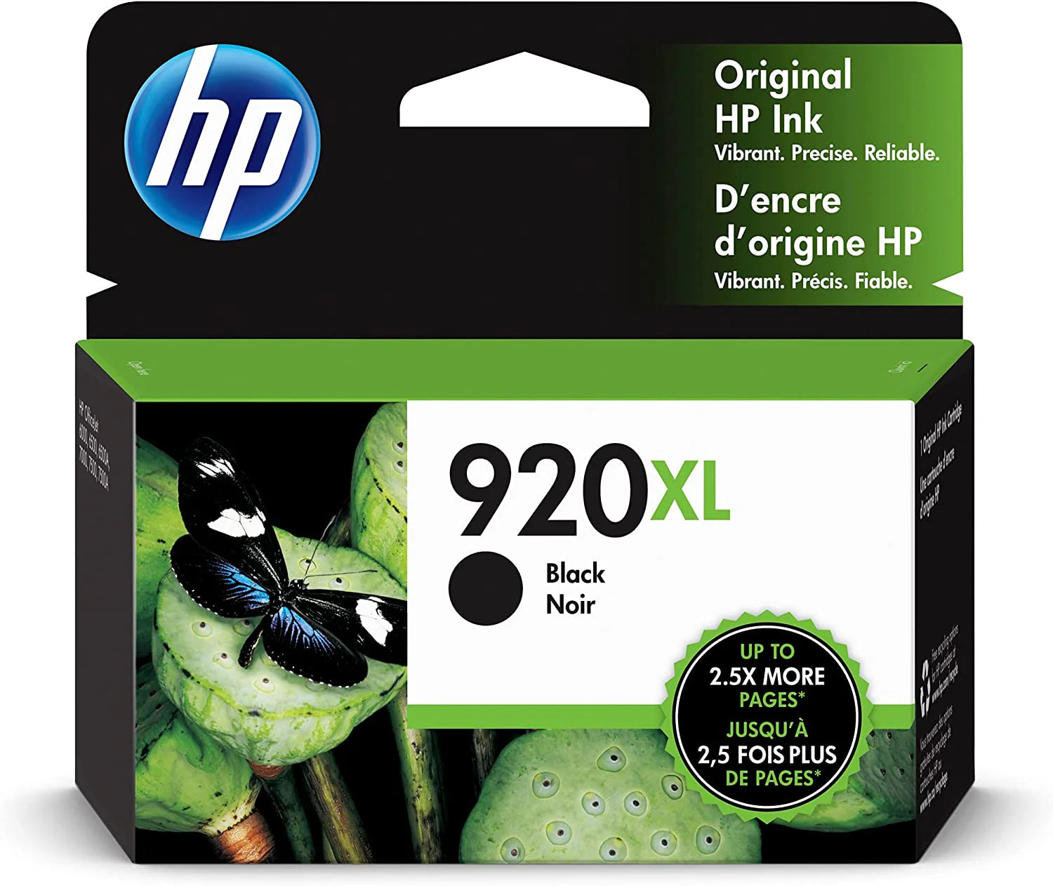 HP 920XL (CD975AN) Original Inkjet Ink Cartridge - Black - 1 Each