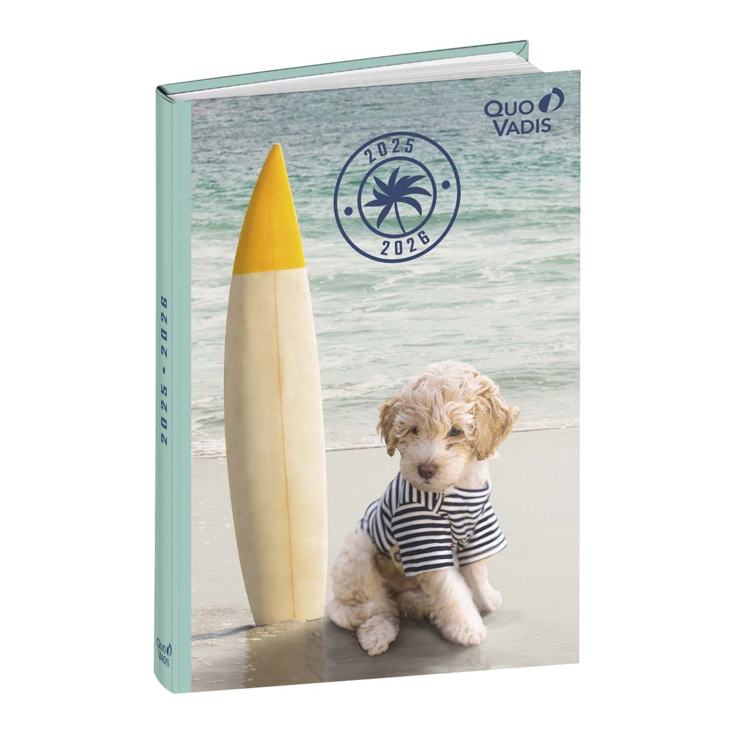 Planner Academic Daily 5 X 7 Multilingual Eurotext Puppy 2025/26
