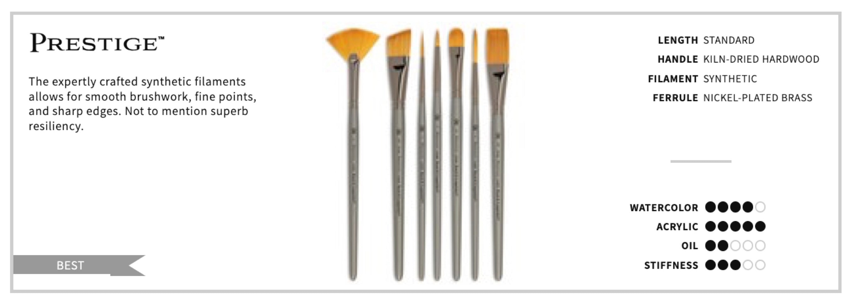 Prestige Water Media Brushes