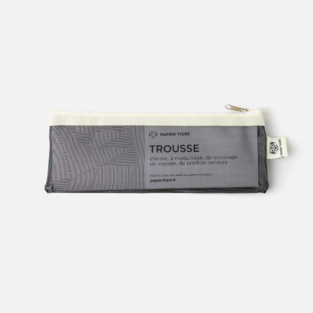 Quo Vadis Pencil Case — Black & Yellow