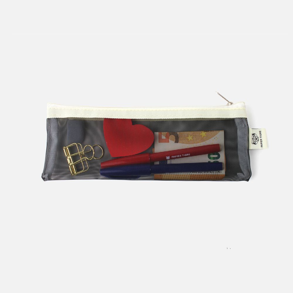 Quo Vadis Pencil Case — Black & Yellow