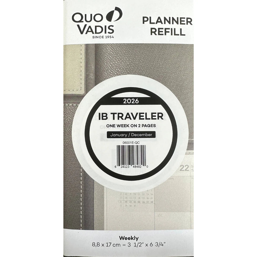 Planner Refill IB Traveler 2026