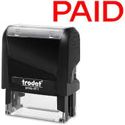 Trodat Red Paid Self Inking Stamp - TRO11305