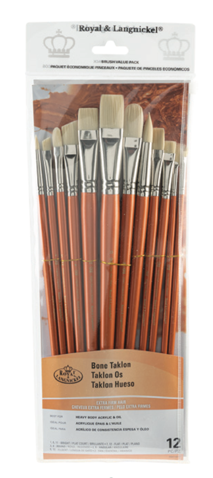 Value Brush Sets - Bone Extra Firm
