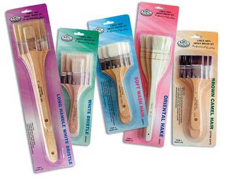 Large Area Natural Brush Sets