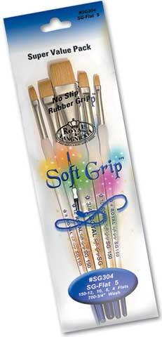 Soft Grip 5-Brush Value Packs