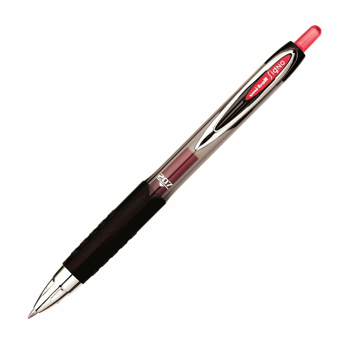 Uniball Signo 207 Gel Micro Retractable Pen - 0.5mm Red 61257