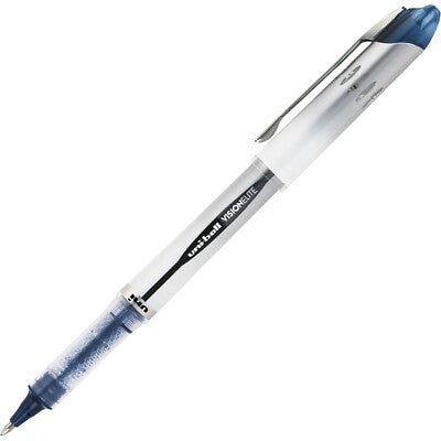 Uniball Vision Elite Rollerball Pen w/ Cap - 0.8mm Black/Blue 61232