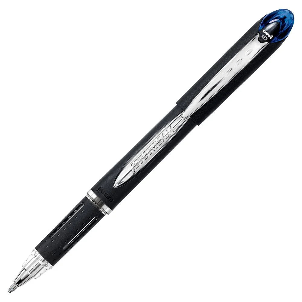 Uniball Jetstream Ballpoint Pen w/ Cap -  1mm Blue 33922