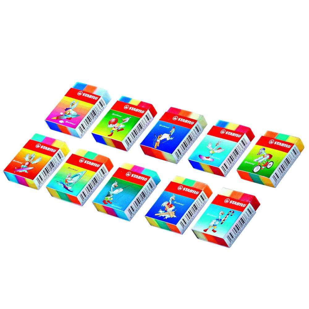 Eraser Stabilo Mini Coloured Yippy-Plas