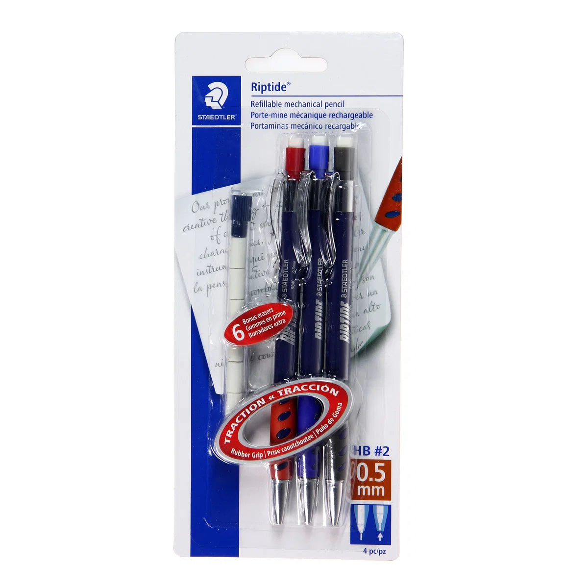 Mechanical Pencil Riptide - 0.5mm - 3pk