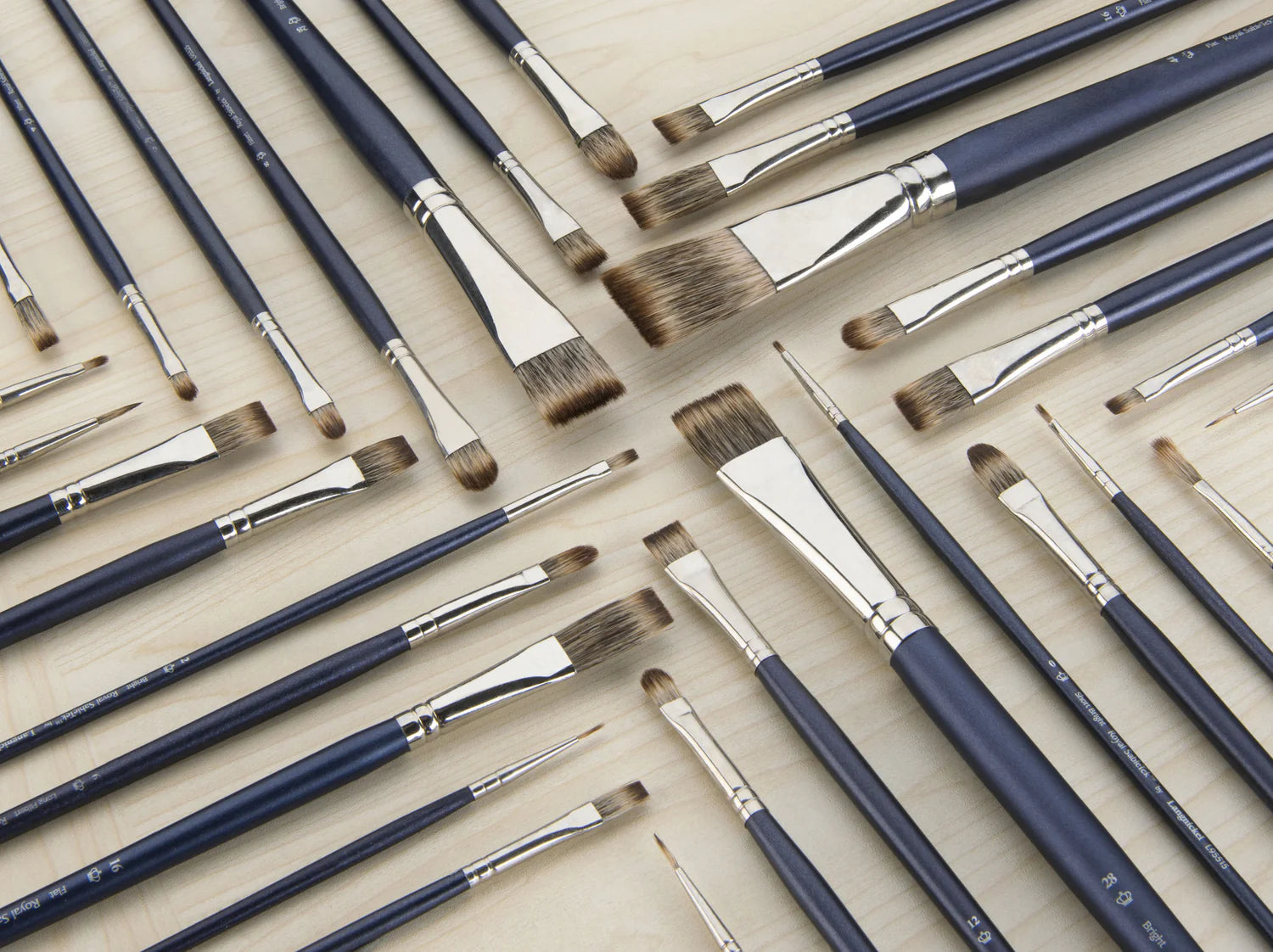 Sabletek Synthetic Mongoose Brushes - Long Handled