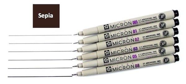Sakura Pigma Micron & Graphic Pens - SINGLES