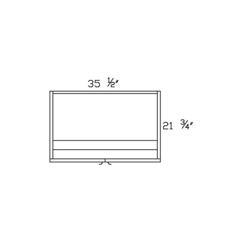 Heartwood Innovations Double-Door Office Cabinet, 36"W x 28"H x 22"D
