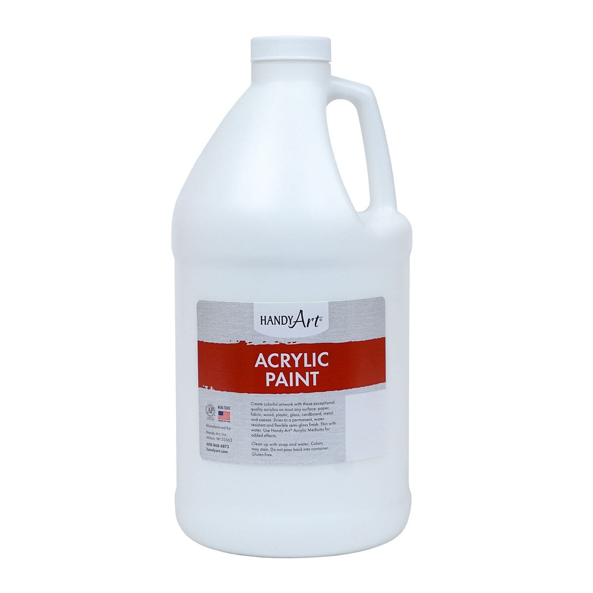 Handy Art Student Acrylic Paint — 1/2 Gallon Titanium White