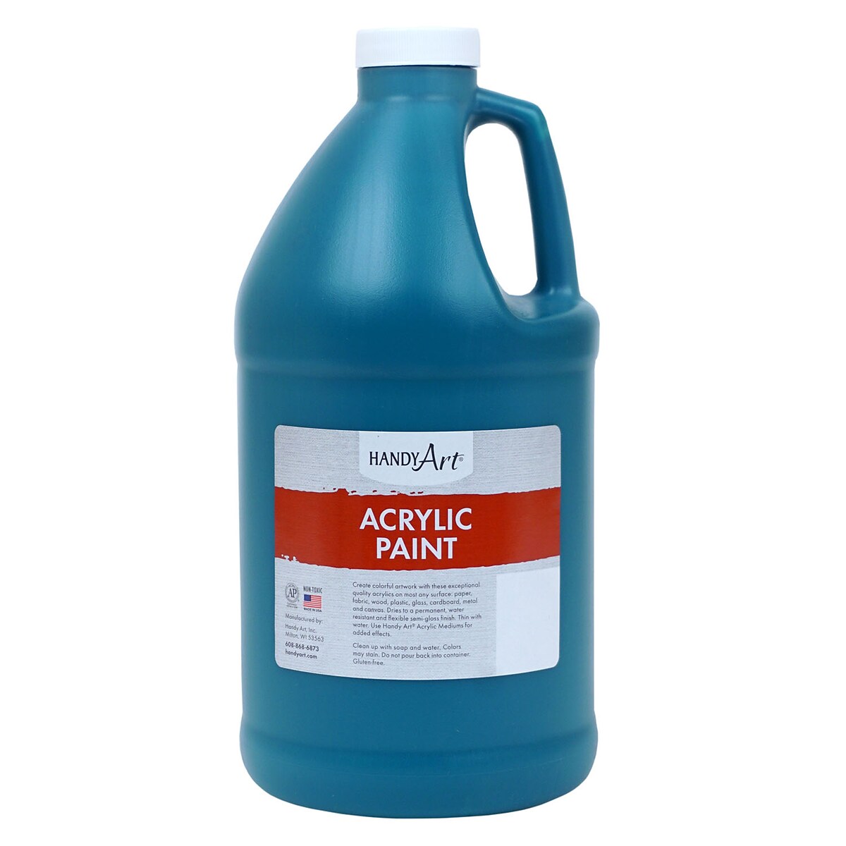 Handy Art Student Acrylic Paint — 1/2 Gallon Phthalo Green