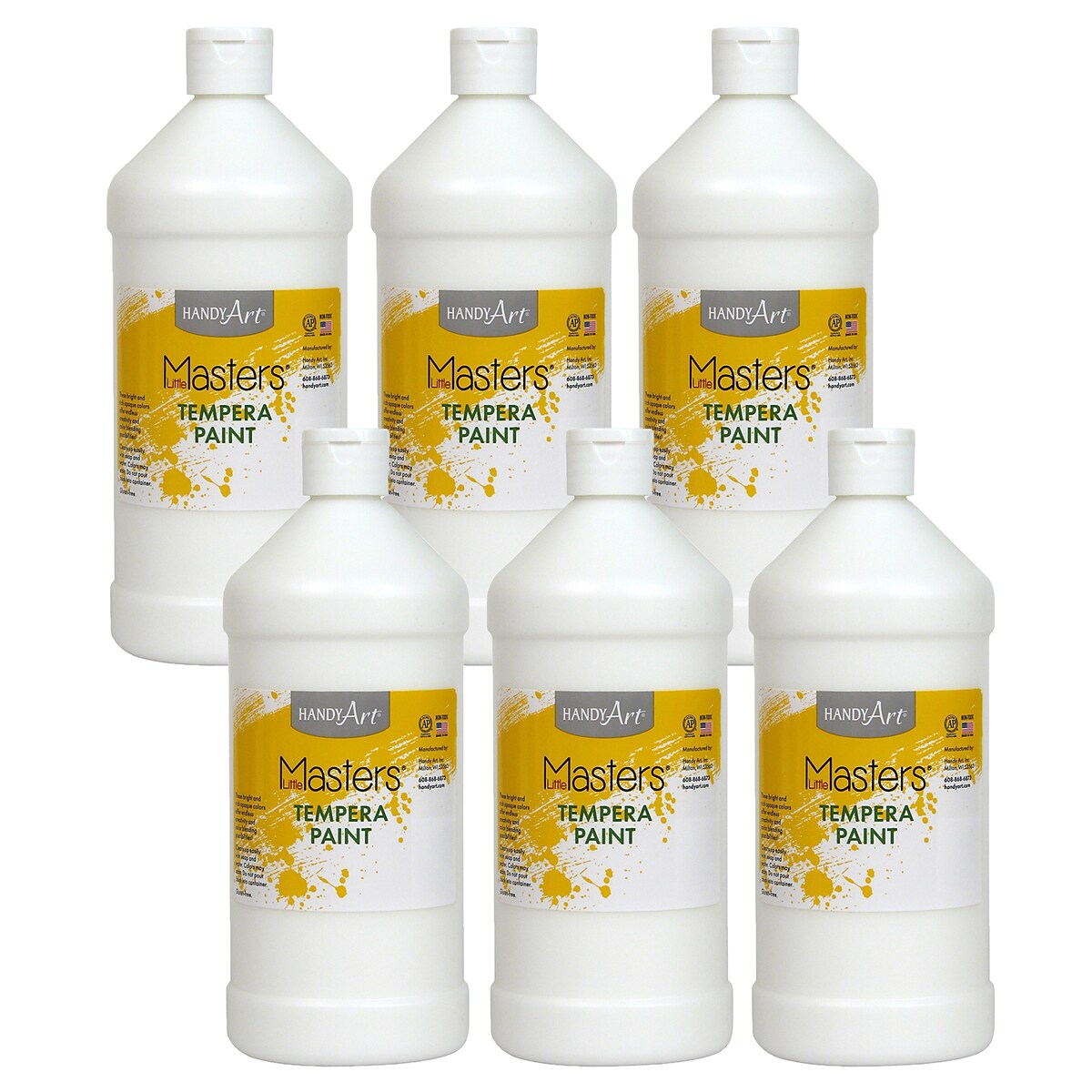 Handy Art Little Masters Tempera Paint — 32 oz White