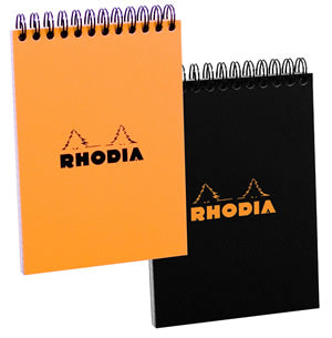 Rhodia Top-Wirebound Pad, A5, 6 x 8.25 in — front view