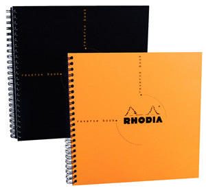 Rhodia Reverse Book, 8.25 x 8.25 in wirebound — front view