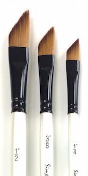 Simply Simmons Short Taklon Brushes