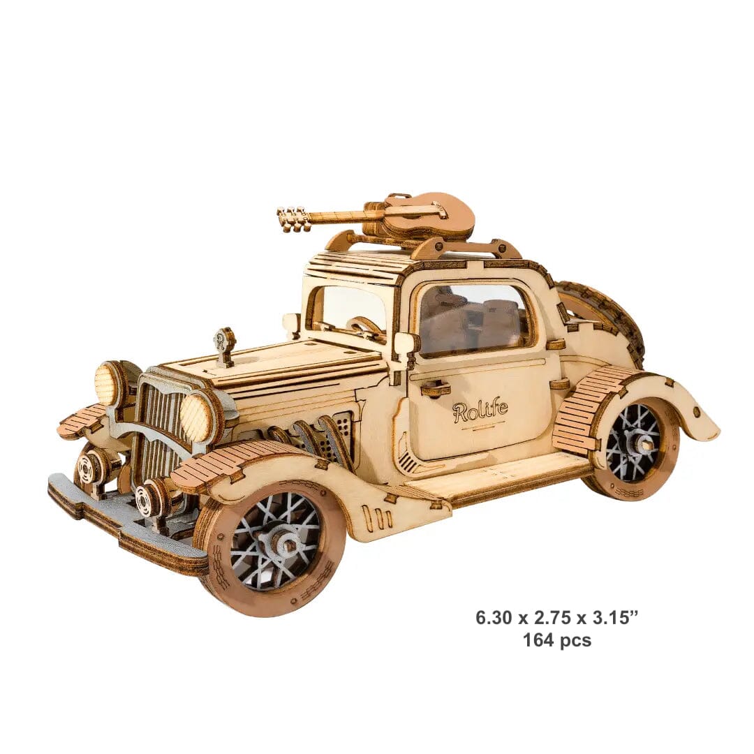 3D Vintage Wood Model Kits