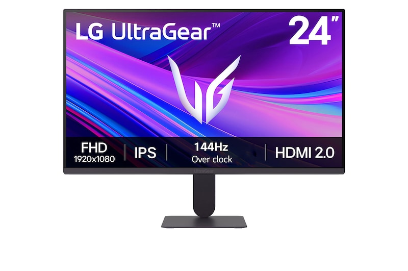 LG UltraGear 24-inch 144Hz FHD IPS Gaming Monitor with G-SYNC