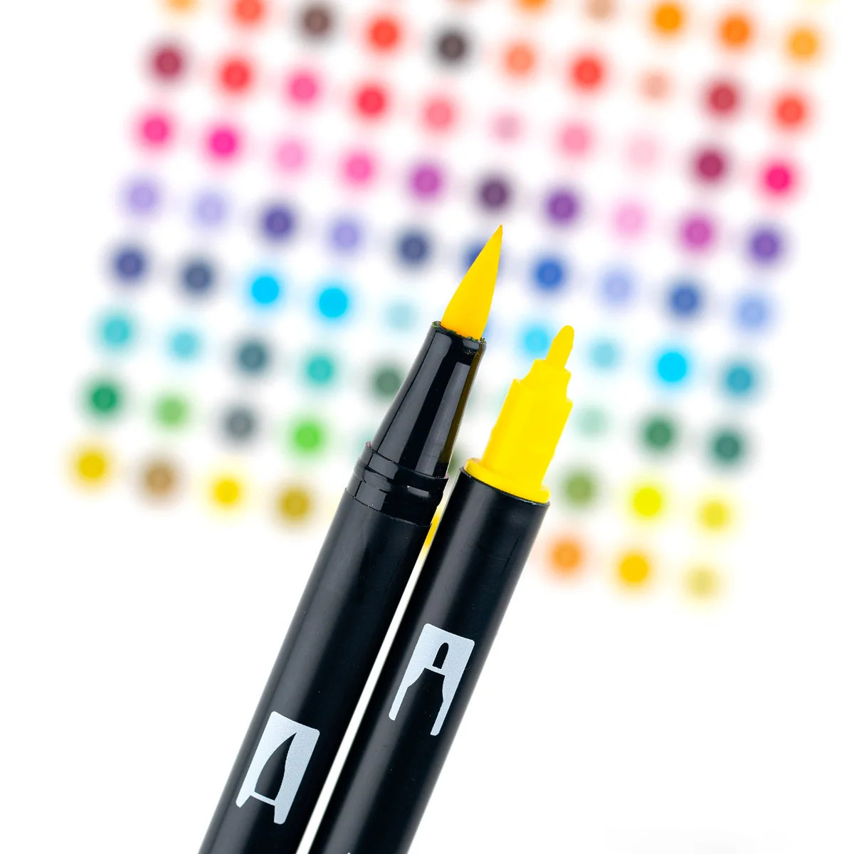 Feutres-pinceaux doubles Tombow - Couleurs primaires, lot de 10